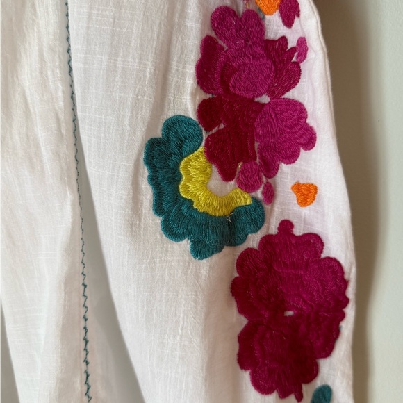 BY ANTHROPOLOGIE EMBROIDERED TUNIC TOP, Size Large, NWT - Picture 5 of 9